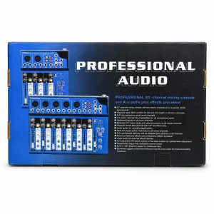 Consola profesional 7 canales, 5 balanceados