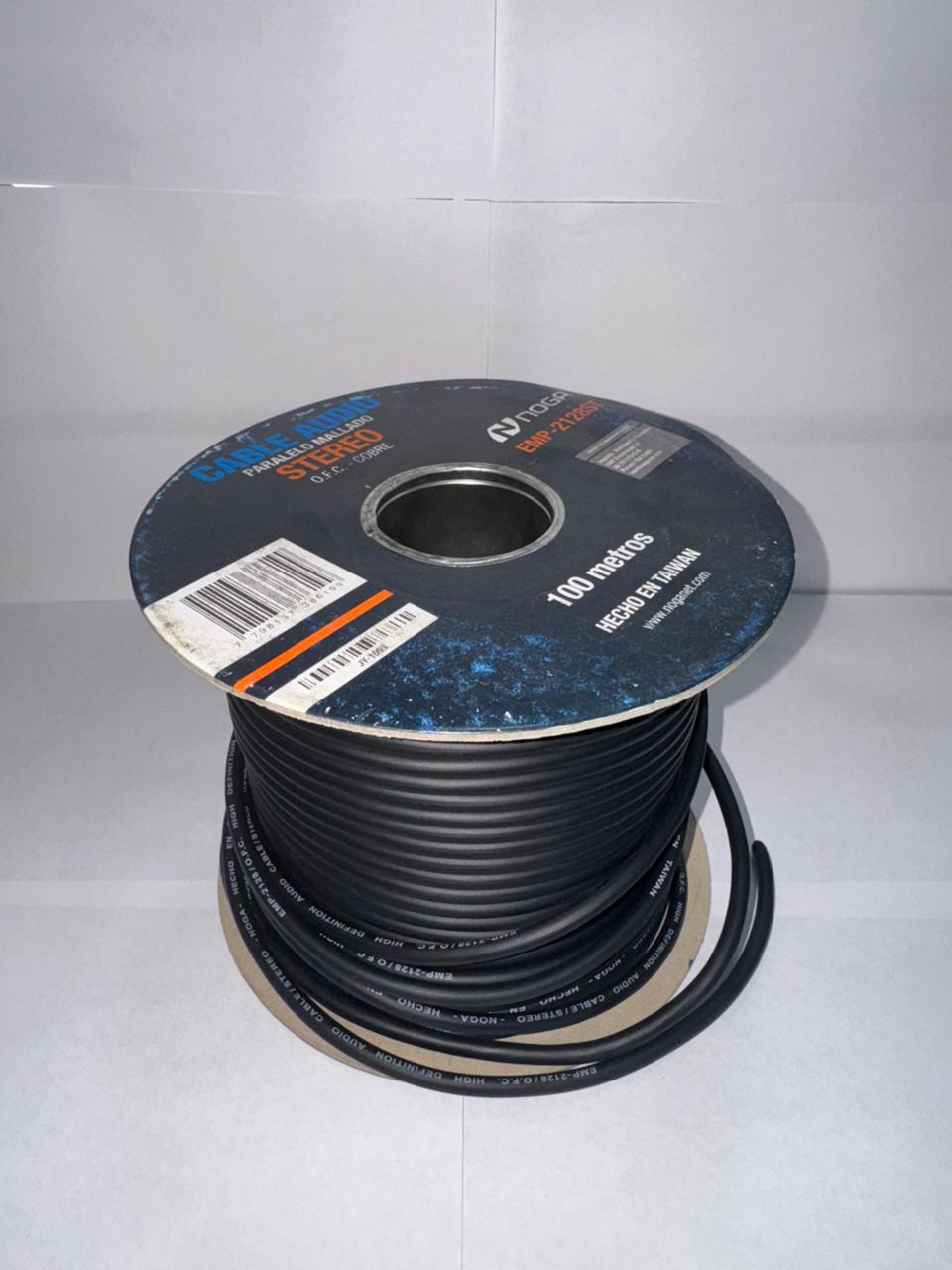 cable de microfono stereo bajo goma  el metro 1m