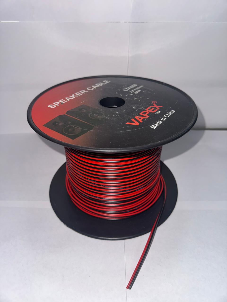 cable rojo y negro de parlante  grueso  1m