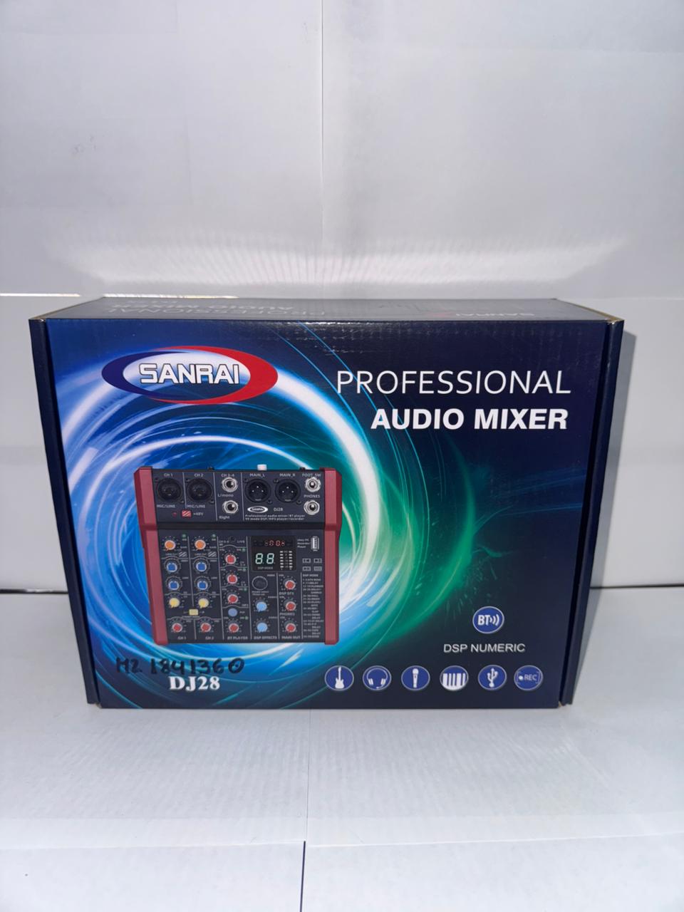 consola de audio mixer 6 canales