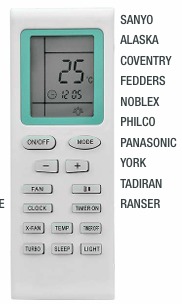 control aire acondicionado ar-813