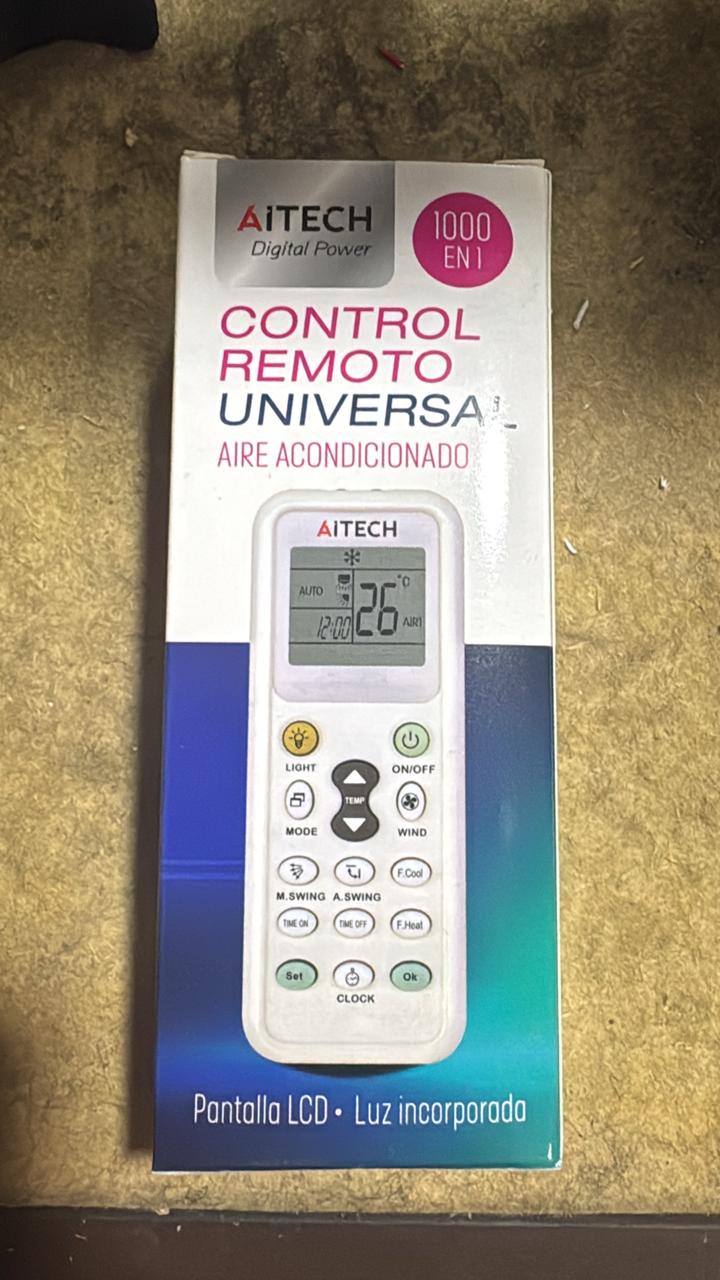 control de aire acondicionado  universal