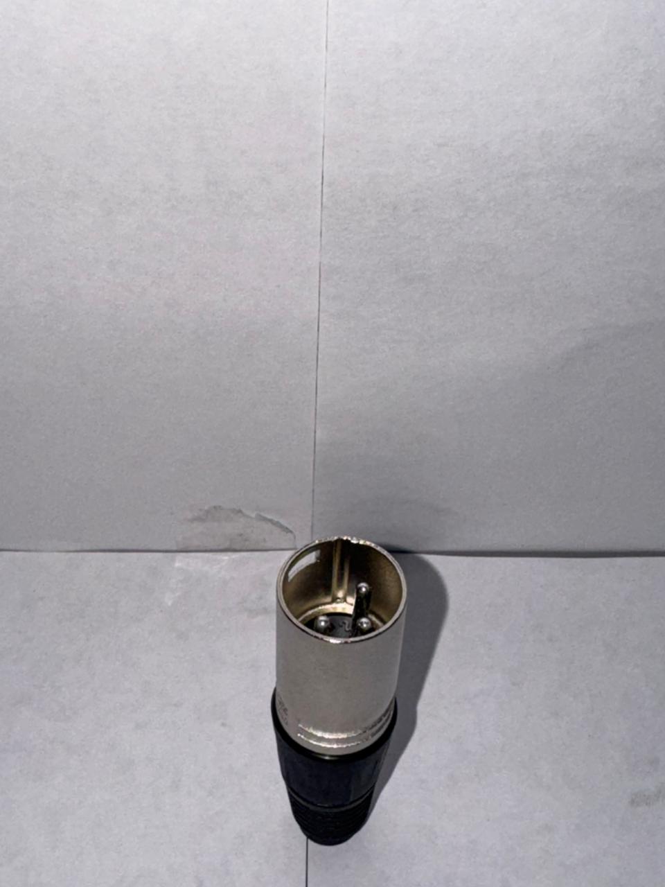 ficha canon macho y hembra   calidad metalica