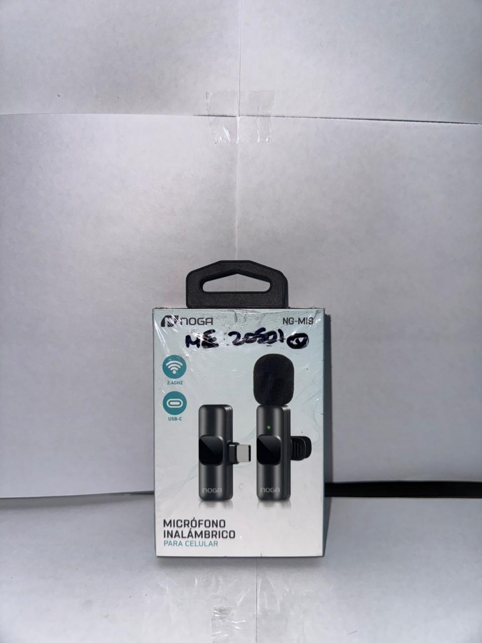 microfono doble corbatero noga