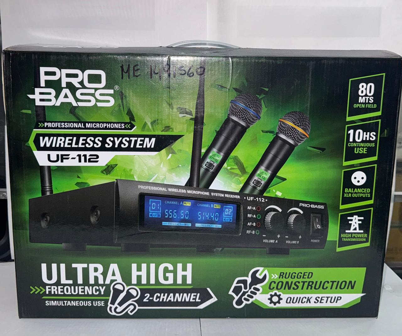 microfono profesional inalambrico  doble vocal