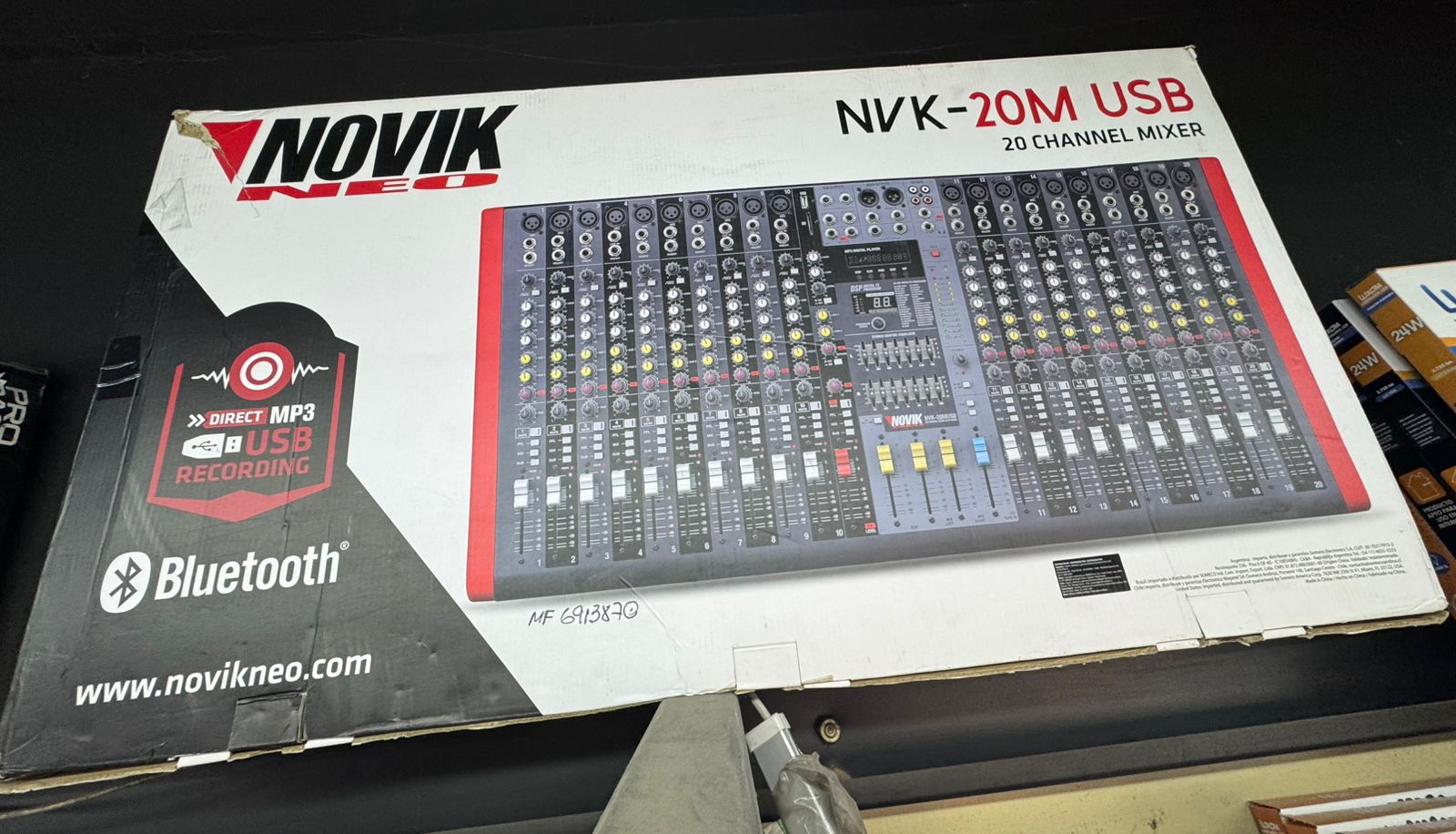 mixer de 20 canales usb