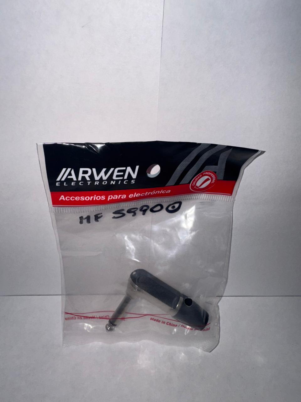 plug 6,5 90 grados para cable 1/4 para instrumento